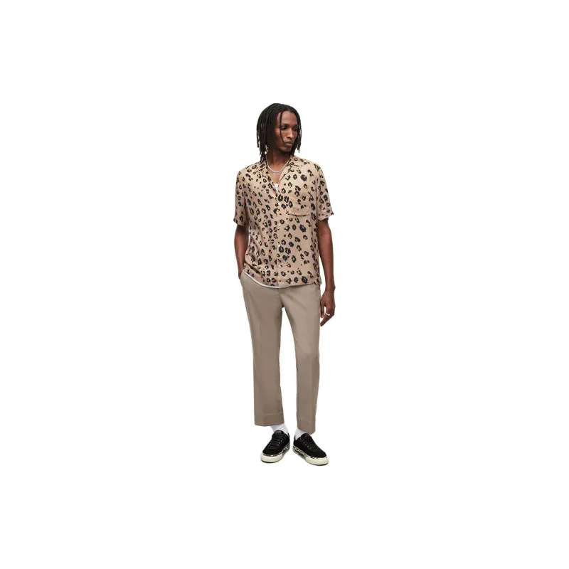 ALLSAINTS Shirts Men Beige Yellow-1