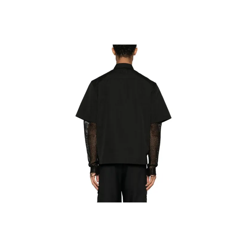 OFF-WHITE Buttoned Short-Sleeved Shirt-4