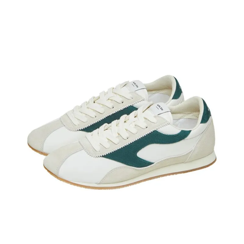 Norman Walsh Breathable Lightweight Low Top Running Shoes Unisex Beige Green-2