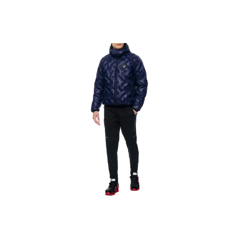EMPORIO ARMANI Puffer Jackets Men Navy Blue-4