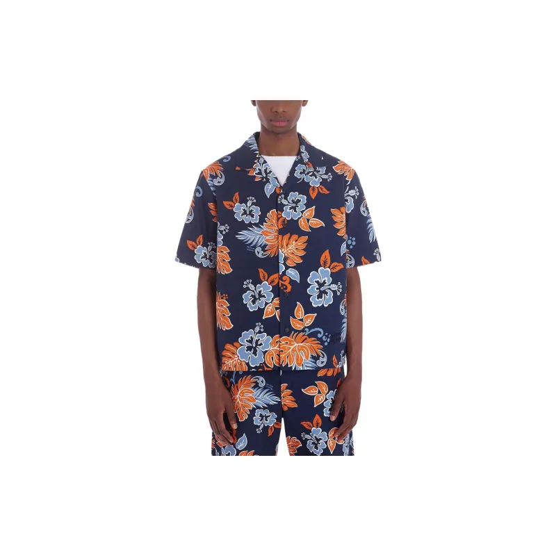 Maison Kitsune Floral Printed Resort Shirt-3