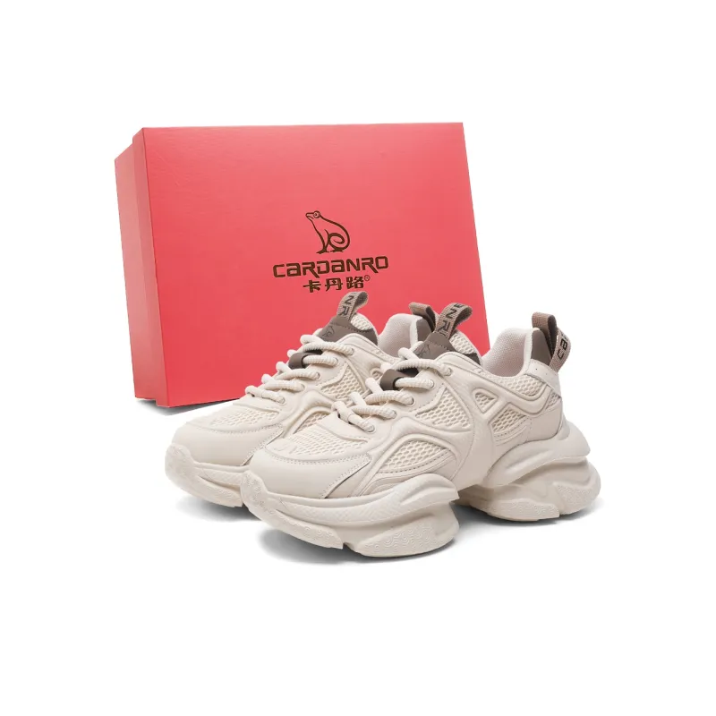 CARDANRO Slip-Resistant Low-Top Year Of The Dragon Individual Design Chunky Sneakers Women's-5