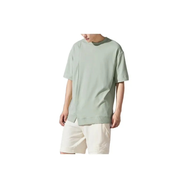 LiNing Li Ning X Jackie Chan Co branded Kung Fu Series T Shirt Unisex Pale Greenish White Jade-3