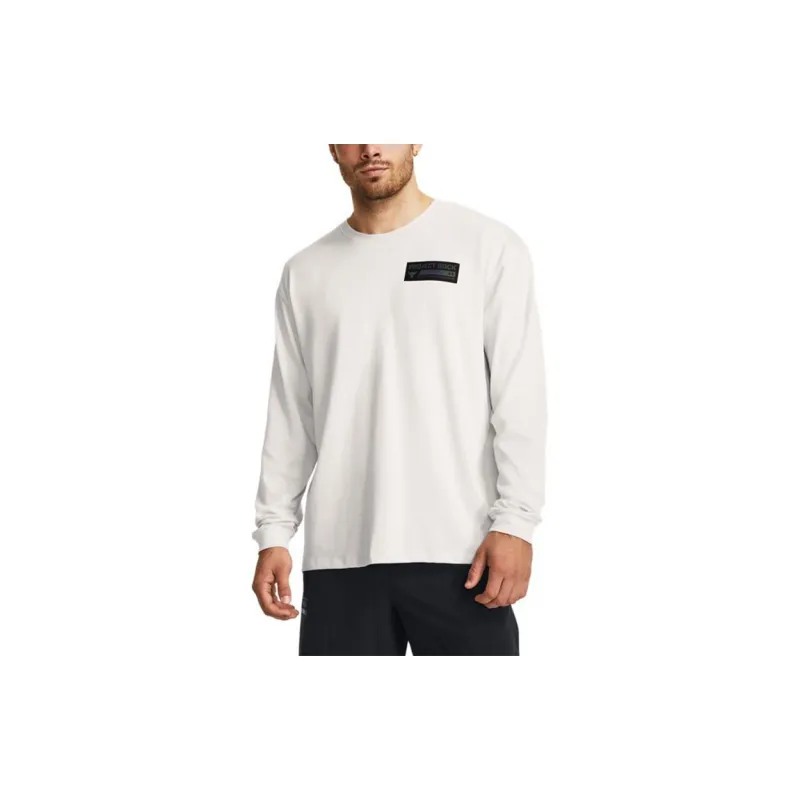Under Armour Johnson Drop Shoulder Sleeve T-Shirt Men's White-3