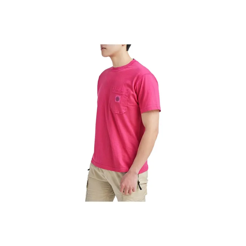STONE ISLAND T Shirts Men Fuchsia-5