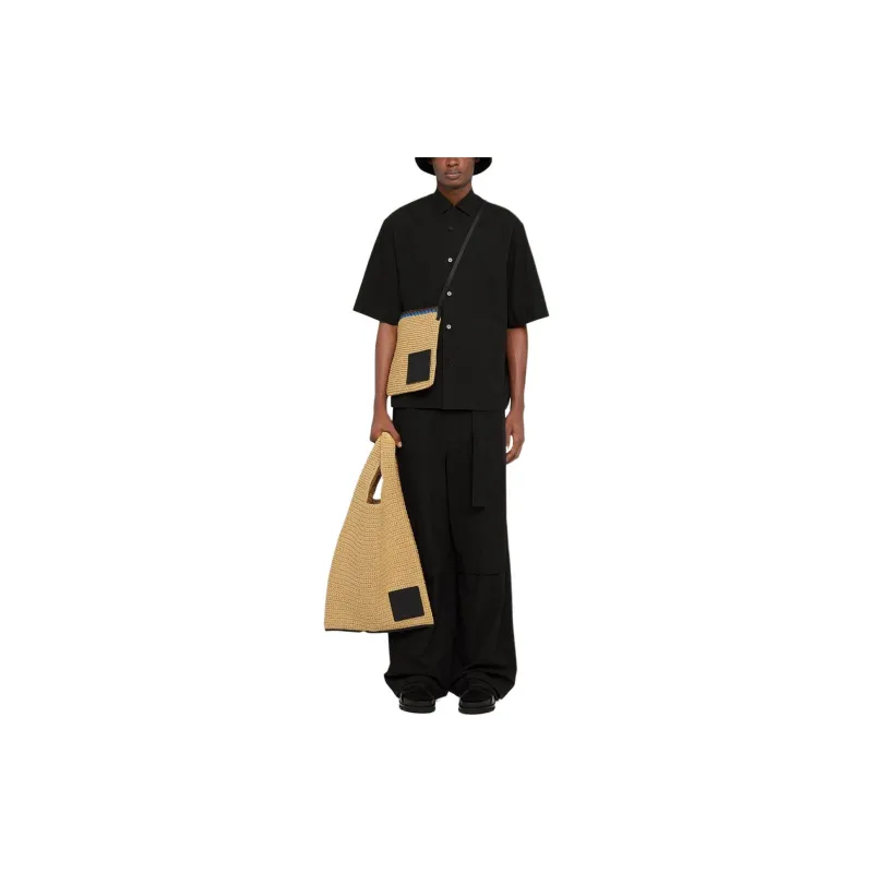 JIL SANDER SS24 Shirt Men's Black-1