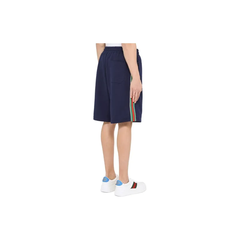 GUCCI SS22 Casual Shorts Men's Navy Blue-2