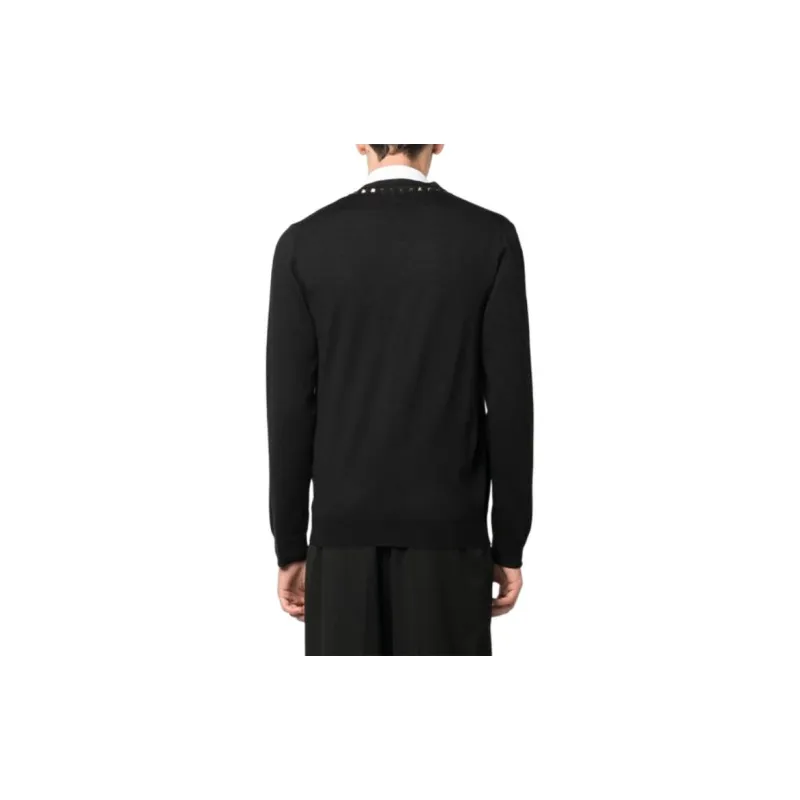 Valentino Garavani Rockstud Knit Cardigan-3