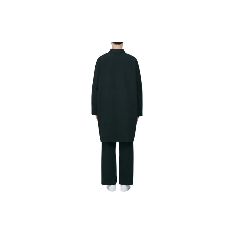 MUJI Coats Unisex Black-1