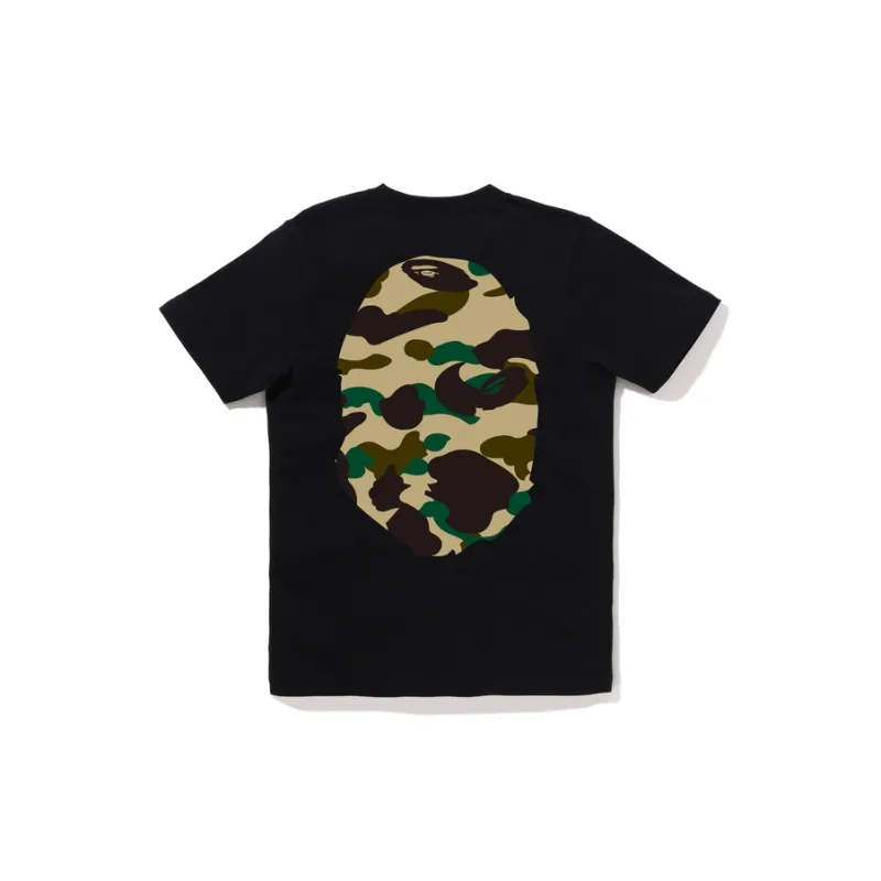 A BATHING APE A BATHING APE 1st Camo Big Ape Head Rlx Tee Black/Green-3