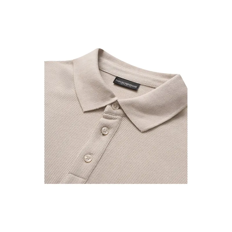 EMPORIO ARMANI SS24 Polo Shirt Men's Pearl Gray-4