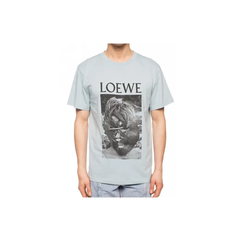 LOEWE T Shirts Men Pink/Blue-2