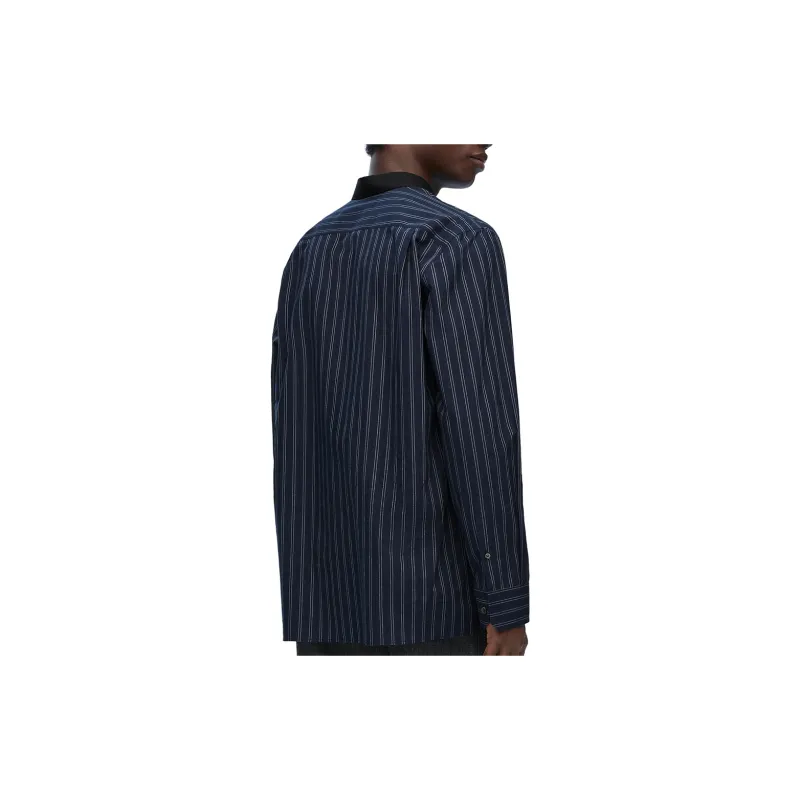 LOEWE Striped Collared Button Up Shirt-3