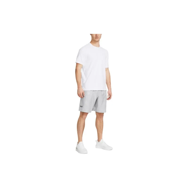 Under Armour Woven Emboss Casual Shorts Men's Modern Gray-4