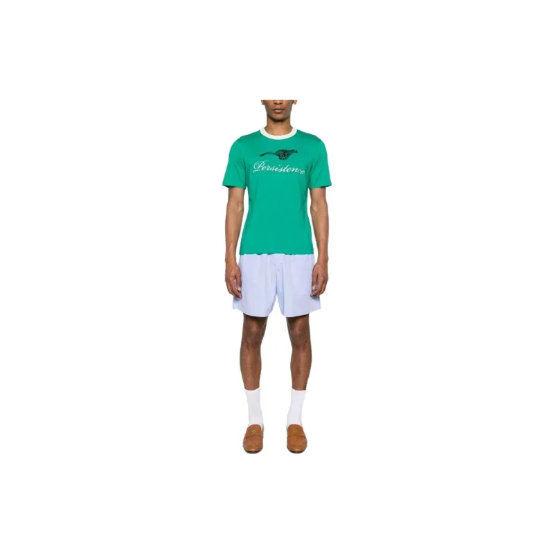 Wales Bonner Resilience Flocked Jersey T Shirt-1