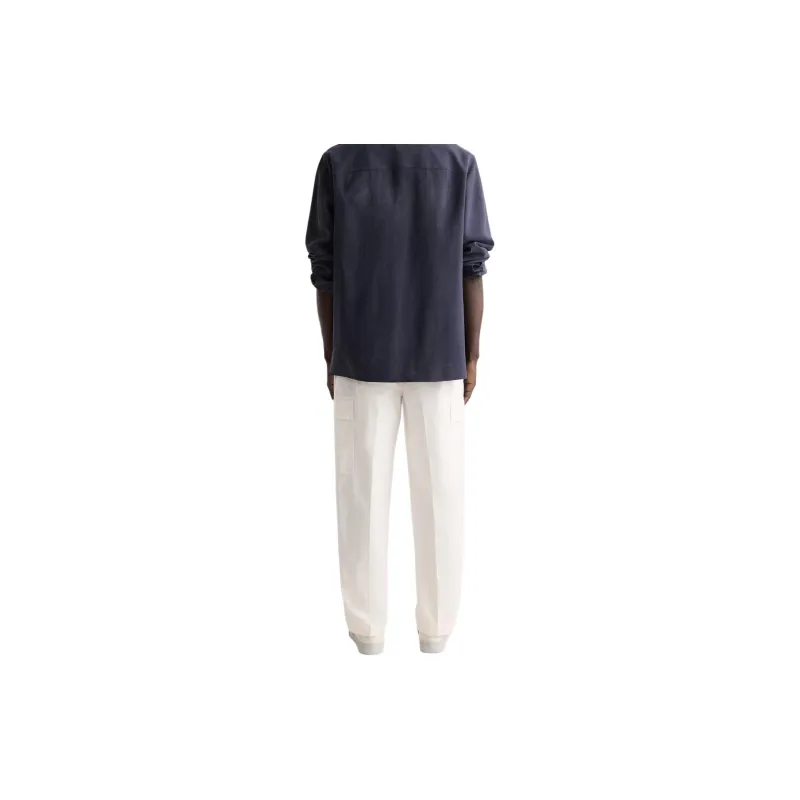 ZARA Cargo Pants Men's Raw White-3