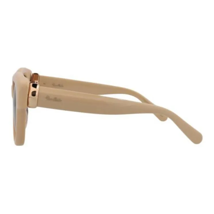 POMELLATO Recycled Acetate Square Sunglasses Unisex Brown-1