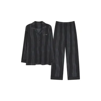 Mulong Family Pajama Set Men's Dark Gray