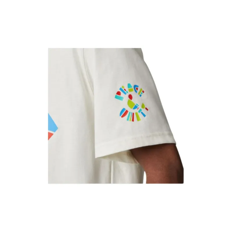 Converse Peace & Unity T Shirt Men's White-5