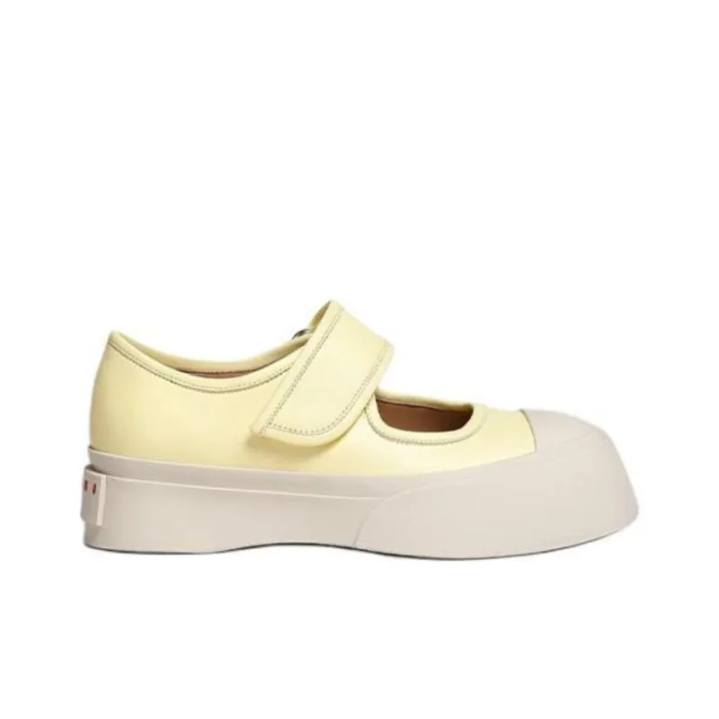 MARNI Pablo Platform Mary Jane Shoes Women's Yellow-1