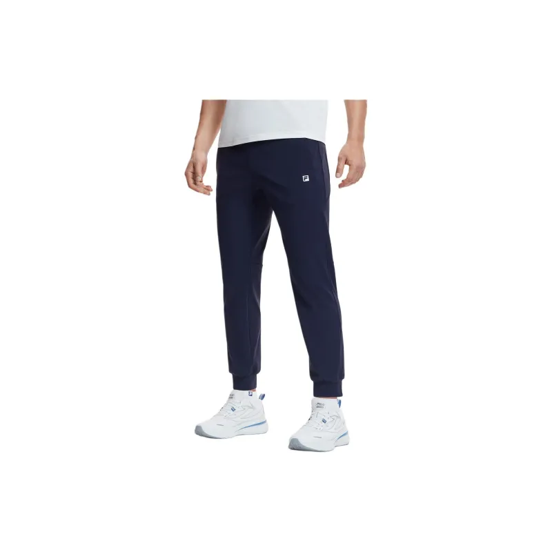 FILA Fitness Series Knitted Sports Pants Men's Royal Blue-3