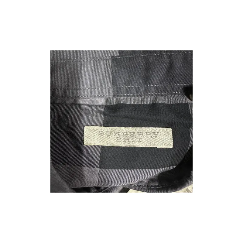 Burberry Shirts Men Gray-1