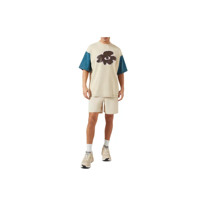 PUMA x P.A.M. Collaboration CONTRAST TEE T Shirt Unisex Ecru-4