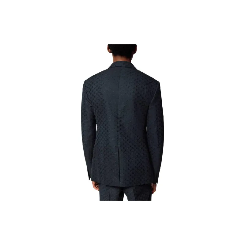 Lv Single Breasted Silk And Cotton Pont Neuf Jacket-3