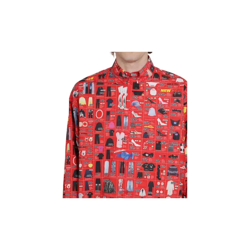 Balenciaga Long Sleeve Large Fit Shirt-5