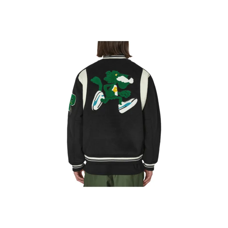 PUMA Cartoon patch Button up Bomber Jacket-4