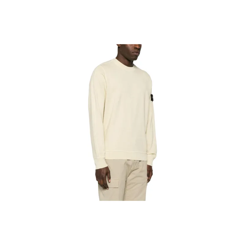 STONE ISLAND Logo Patch Crewneck Sweatshirt-2