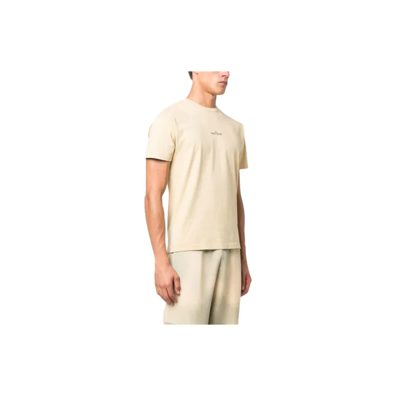 STONE ISLAND T Shirt Men's Light Yellow-3