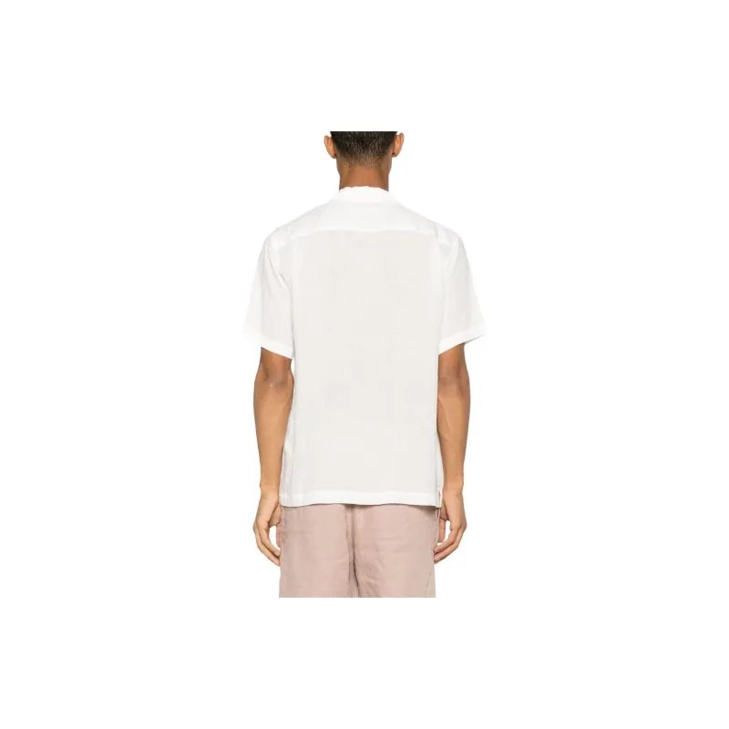 Orlebar Brown Maitan Short sleeved Linen Shirt-3