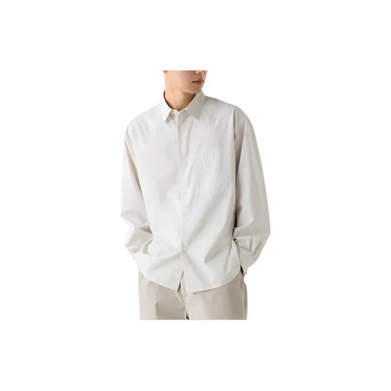 UNIQLO C Collection Shirts Unisex 01 Ivory-1
