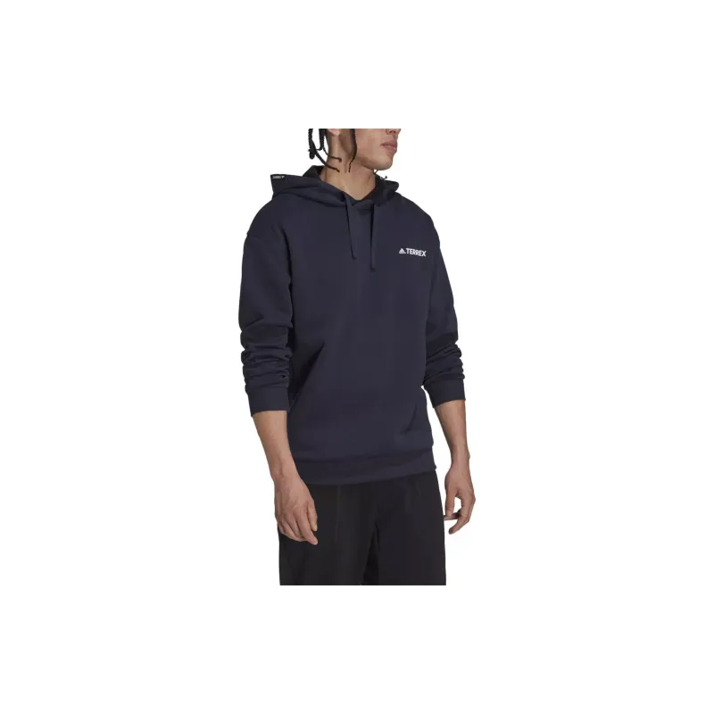 Adidas TX LOGO HOODY Sweatshirt Men's Marine Blue-3