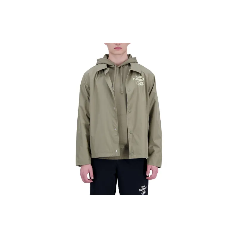 New Balance Jackets Men Olive Green-3