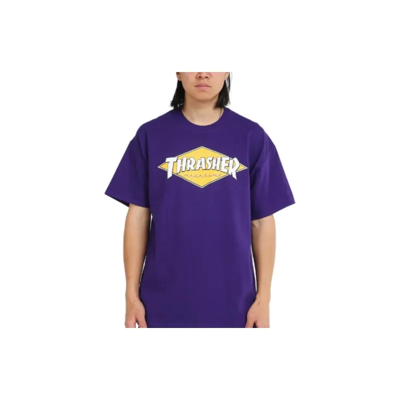 Thrasher T Shirts Unisex Purple-2