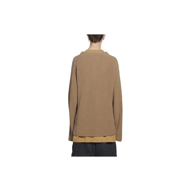 Balenciaga Knitwear Loose Fit Men's Beige-1