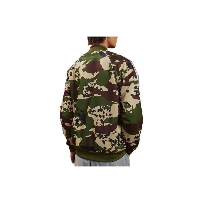 Adidas Originals Camo Sstr Track Top Jackets Coats Men's Wild Pine-4