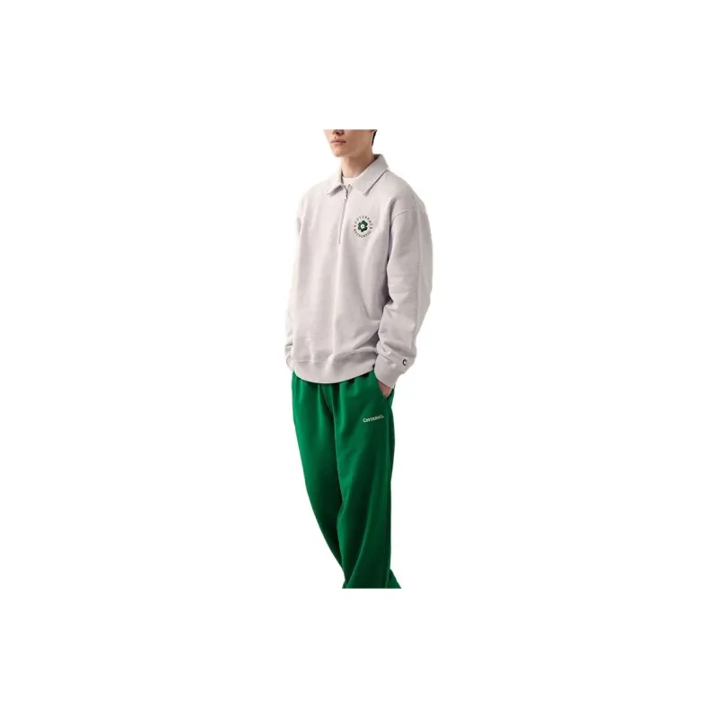 COVERNAT Knitted Sweatpants Unisex Authentic Green-4