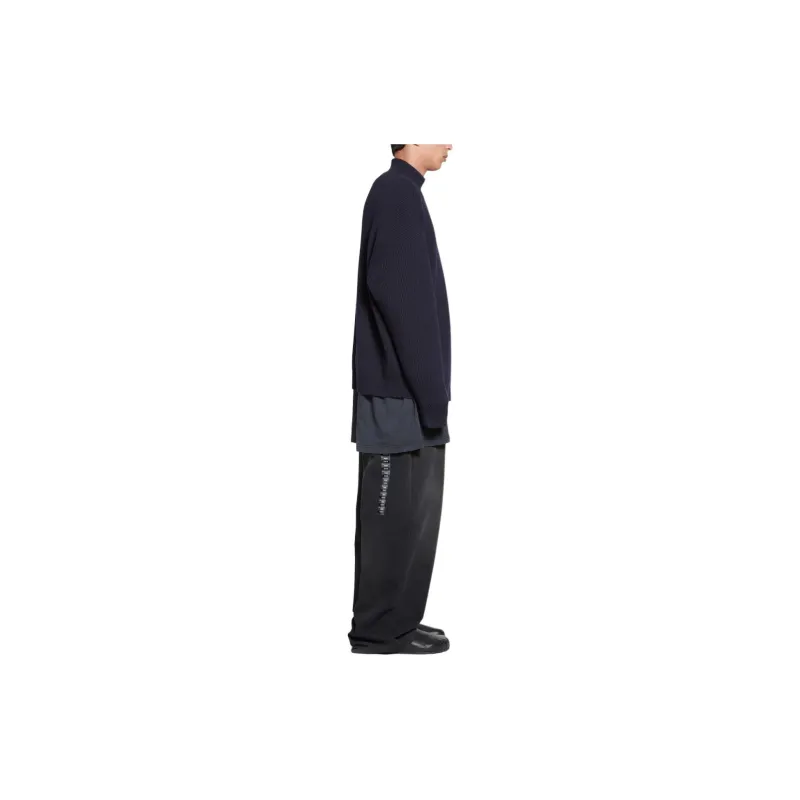 Balenciaga Half zip Cashmere Jumper-4