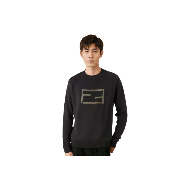 FENDI Sweaters Men Black-5