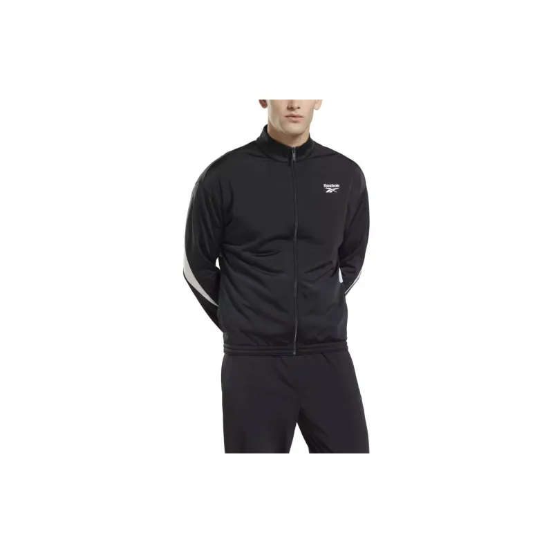 Reebok RI VECTOR KNIT TRACKTOP Jackets Coats Men's Black-1
