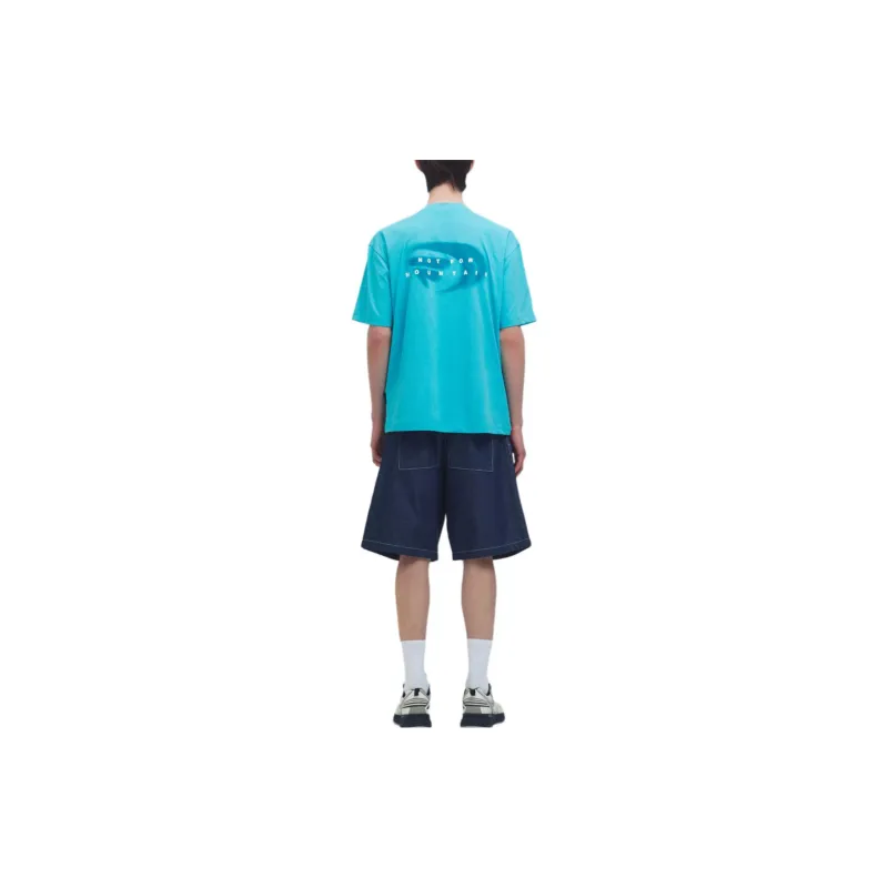FILA T Shirts Unisex Aqua Blue-2