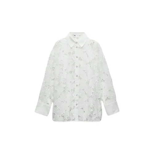 ZARA Shirts Women's White