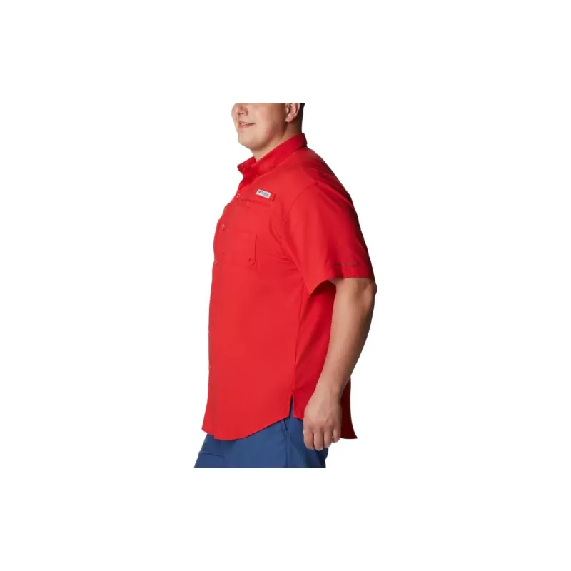 Columbia PFG Tamiami Shirts Men Red-2