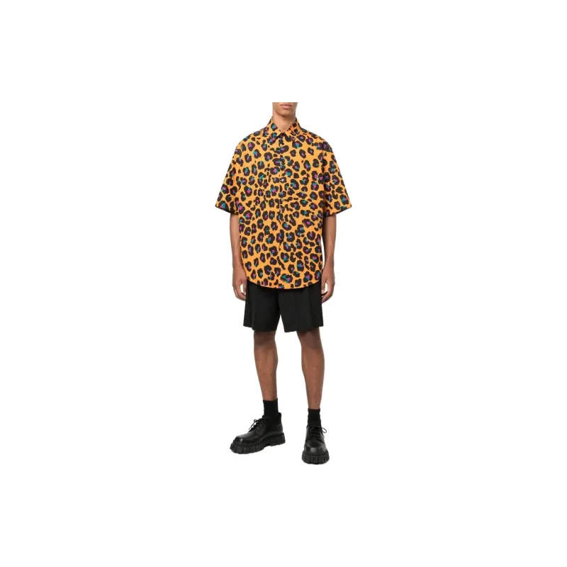 VERSACE Shirts Men Orange-2