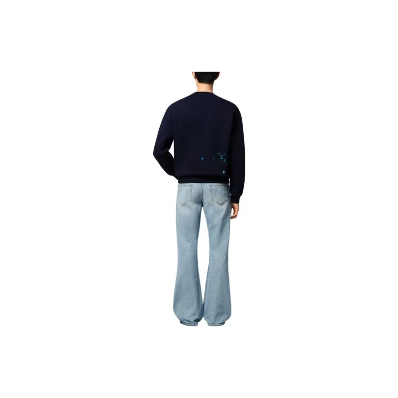 LOUIS VUITTON 1AFVIV Embroidered Cotton Sweatshirt-2