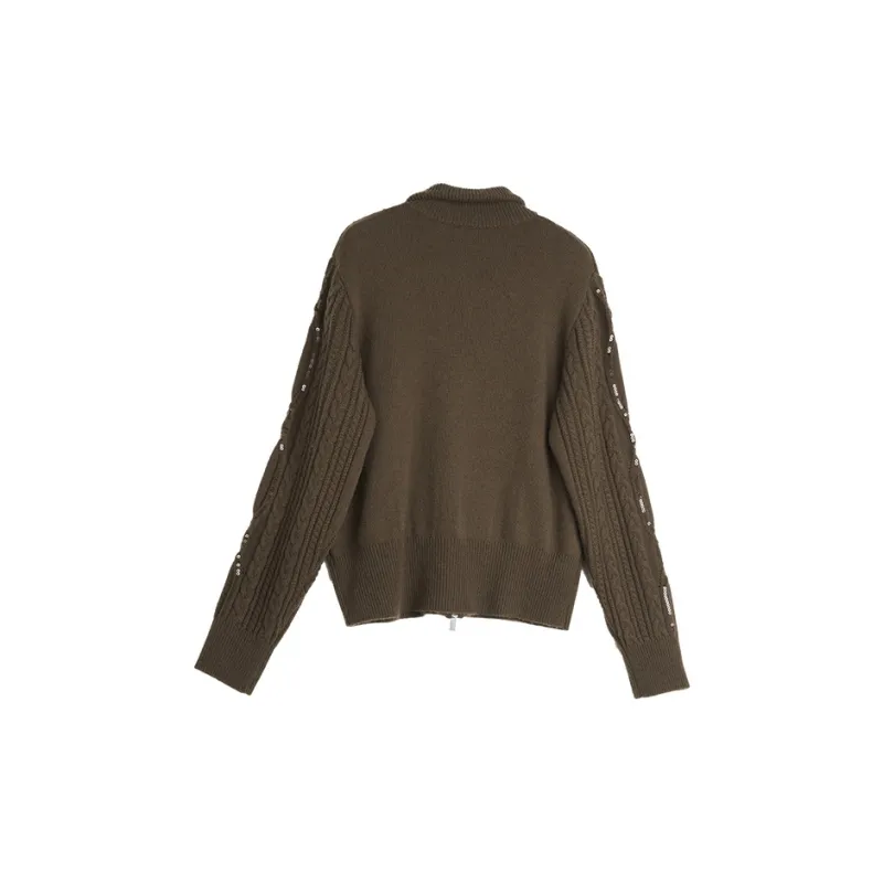 ELLE Sweaters Women's Coffee-1