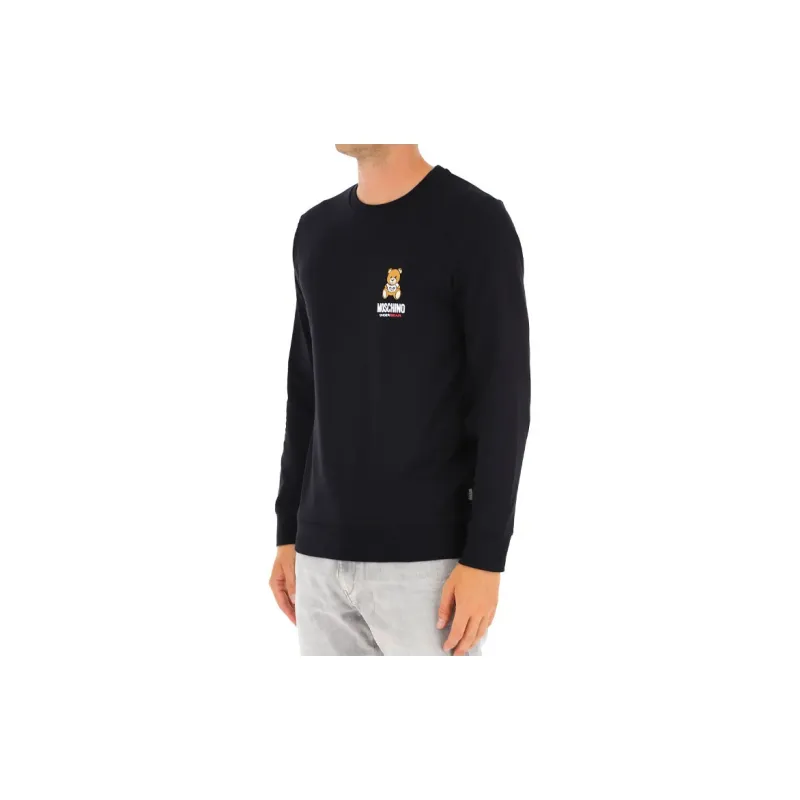 MOSCHINO SS21 Sweatshirt Men's Black-4